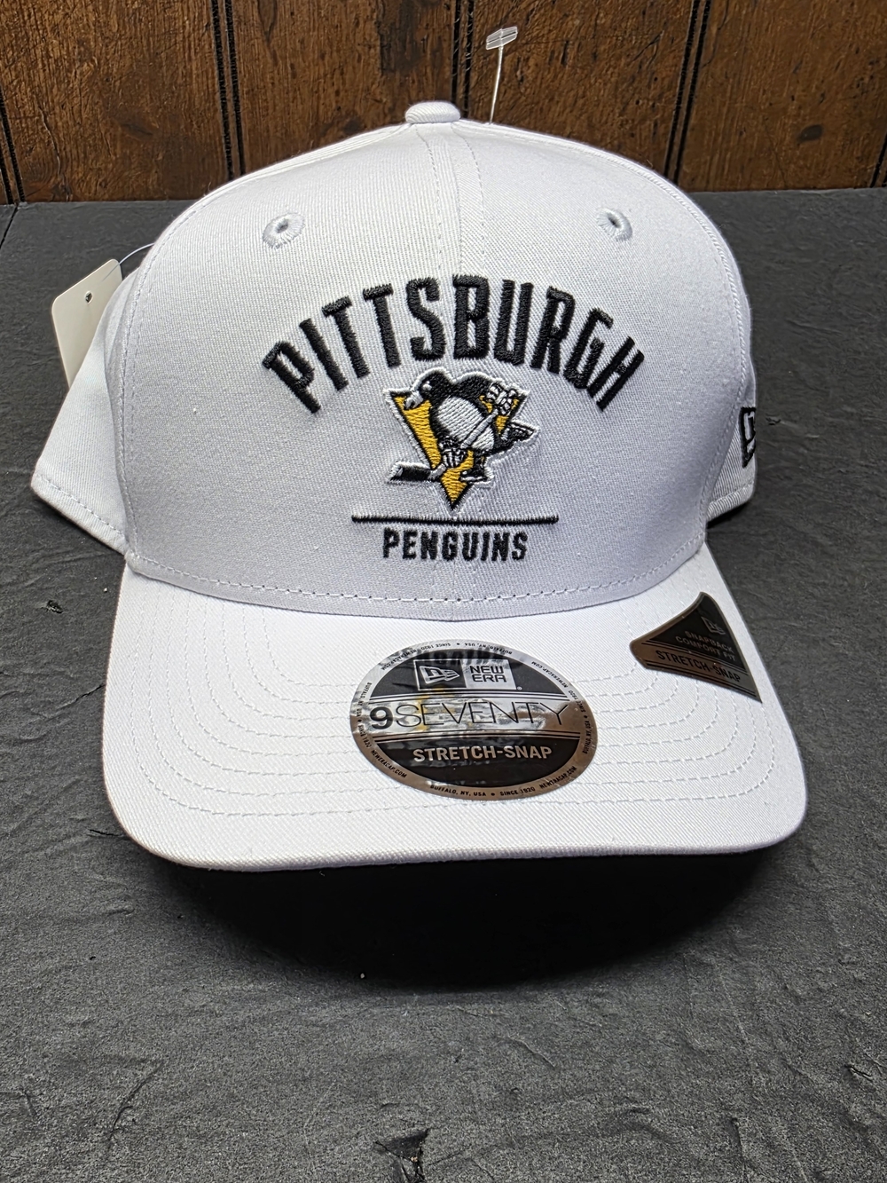 Pittsburgh Penguins White 9FIFTY Snapback Hat